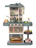 Детская кухня Funky Toys Fashion Kitchen, серая, вода, муз., св., зв., 38 предметов, 51.5х23.5х72 см
