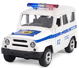 Модель автомобиля Play Smart Внедорожник, Полиция, 1/50, инерционная