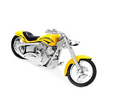 Модель Технопарк Мотоцикл Чоппер, 14.5 см, желтый