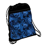Мешок-рюкзак для обуви Belmil Wolves Blue, с вент. сеткой и объем. карм. на молн., 35х43 см