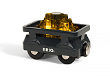 Игровой набор Brio Вагончик с светящимся грузом золота, 2 элемента, свет