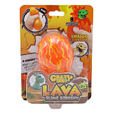 Коллекционная фигурка-сюрприз динозавра в яйце-сквише Crazy Dino Lava Egg, в коллекции 8 героев