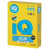 Бумага цветная IQ Сolor А4, 120 г/м2, 250 л., интенсив, ярко-желтая