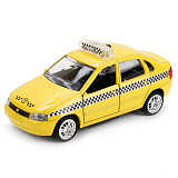 Модель машины Технопарк Lada Kalina, Такси, инерционная, свет, звук