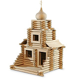 Конструктор Стругъ Церковь деревянная, 142 детали