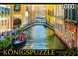 Пазл Рыжий кот Konigspuzzle Солнечная Венеция, 1000 элементов