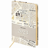 Ежедневник Brauberg Vista, датированный, 2023, А5, 138x213 мм, под кожу, Press
