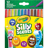 Набор мини-восковых мелков Crayola, выкручивающиеся, ароматизированные, 12 шт.