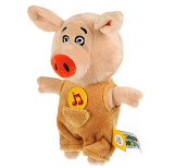 Мягкая игрушка Мульти-Пульти Оранжевая корова. Поросенок Коля, 15 см, муз. чип