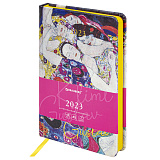 Ежедневник Brauberg Vista, датированный, 2023, А5, 138x213 мм, под кожу, Klimt Gustav