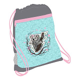 Мешок-рюкзак для обуви Belmil Koala, с вент. сеткой и объем. карм. на молн., 35х43 см