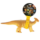 Игрушка-пластизоль Играем Вместе Динозавр Паразауролофы, 37х9х13 см, звук