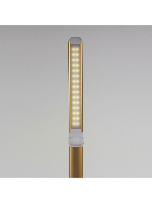 Светильник настольный Sonnen PH-3607, на подставке, светодиодный, 9 Вт, алюминий, белый/золотистый - фото N2
