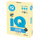 Бумага цветная IQ Сolor A4, 80 г/м2, 500 л., пастель, желтая