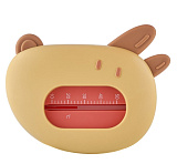 Термометр детский Roxy-Kids Puppy для воды, для купания в ванночке, коричневый и бежевый