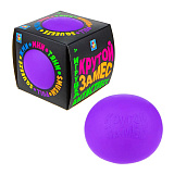 Игрушка-антистресс 1toy Крутой замес, шар, 10 см, фиолетовый