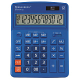 Калькулятор настольный Brauberg Extra-12-BU, 206x155 мм, 12 разрядов, двойное питание, голубой