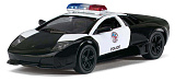 Модель машины Kinsmart Lamborghini Murcielago LP640, Полиция, инерционная, 1/36