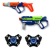 Набор бластеров Silverlit Двойной Э Делюкс, 2 бластера, 2 мишени, 2 модуля, 2 приклада, 2 держателя Набор бластеров Silverlit Двойной Э Делюкс, 2 бластера, 2 мишени, 2 модуля, 2 приклада, 2 держателя