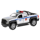 Модель машины Технопарк Пикап Полиция, инерционная, свет, звук