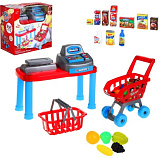 Набор"Супермаркет"на бат(свет,звук)17 аксессуаров в коробке