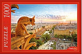 Пазл Рыжий кот, Парижская горгулья, 1000 эл.