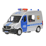 Модель машины Технопарк Mercedes-Benz Sprinter, Полиция, ДПС, инерционная