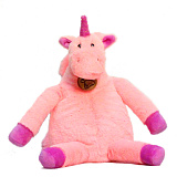 Мягкая игрушка Lapkin Единорог, 28 см, длинноногий, розовый