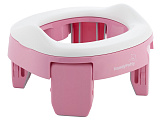 Дорожный горшок Roxy-Kids HandyPotty, в фирменной сумке, розовый