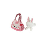 Мягкая игрушка Мой питомец Кролик, в сумочке, символ года 2023, в пакете