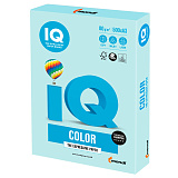 Бумага цветная IQ Сolor A3, большой формат, 297х420 мм, 80 г/м2, 500 л., пастель, светло-голубая