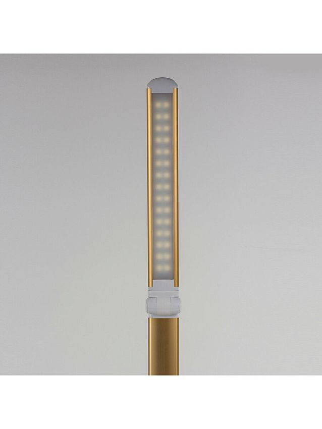 Светильник настольный Sonnen PH-3607, на подставке, светодиодный, 9 Вт, алюминий, белый/золотистый - фото N5