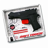 Пистолет с пистонами Edison Leopardmatic, серия Soft Touch, 17,5 см
