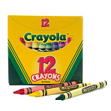 Мелки Crayola восковые, разноцветные, 12 шт.