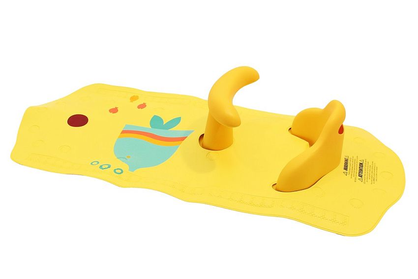 Коврик для ванны Roxy-Kids Рыбка, со съемным стульчиком, 91.4 х 40 см - фото