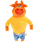 Мягкая игрушка Мульти-Пульти Оранжевая корова. Папа, 30 см, муз. чип, в пак.