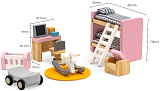 Игрушечная мебель Viga Детская комната, в коробке