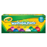 Акварель в баночках Crayola, смываемая, 10 цв.