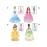 Кукла Mattel Disney. Принцесса в волшебном платье, 2 в 1, в ассорт.