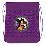 Мешок-рюкзак для обуви Belmil Friends 4Ever, с вент. сеткой и объем. карм. на молн., 35х43 см