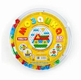 Мозаика Стеллар, диаметр 13 мм, 80 дет., круглая коробка