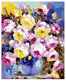 Картина по номерам Mariposa Букет в голубой вазе, 40*50 см
