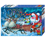 Пазл Step Puzzle Упряжка Деда Мороза, 160 эл.