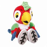 Мягкая игрушка Мульти-Пульти Попугай Кеша, в кроссовках, 18 см, озвуч., в пак.