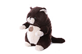 Мягкая игрушка Lapkin Толстый кот, 33 см, горький шоколад