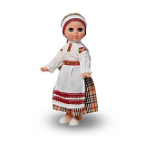 Кукла Фабрика Весна Эля в белорусском костюме, 35 см, пластмассовая