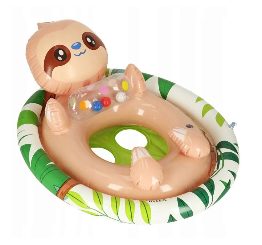 Надувной круг с трусиками Intex Ленивец, 3-5 лет - фото