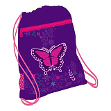 Мешок-рюкзак для обуви Belmil Dreams of Butterfly, с вент. сеткой и объем. карм. на молн., 35х43 см