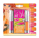Набор Style Me Up Художественный маникюр, 2 в 1, оранжевый/розовый