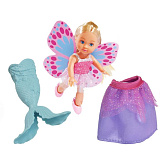 Кукла Simba Еви, 12 см, в трех образах: русалочка, принцесса и фея